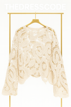 Дамски пуловер Crochet Muse FW 2026-Thedresscode