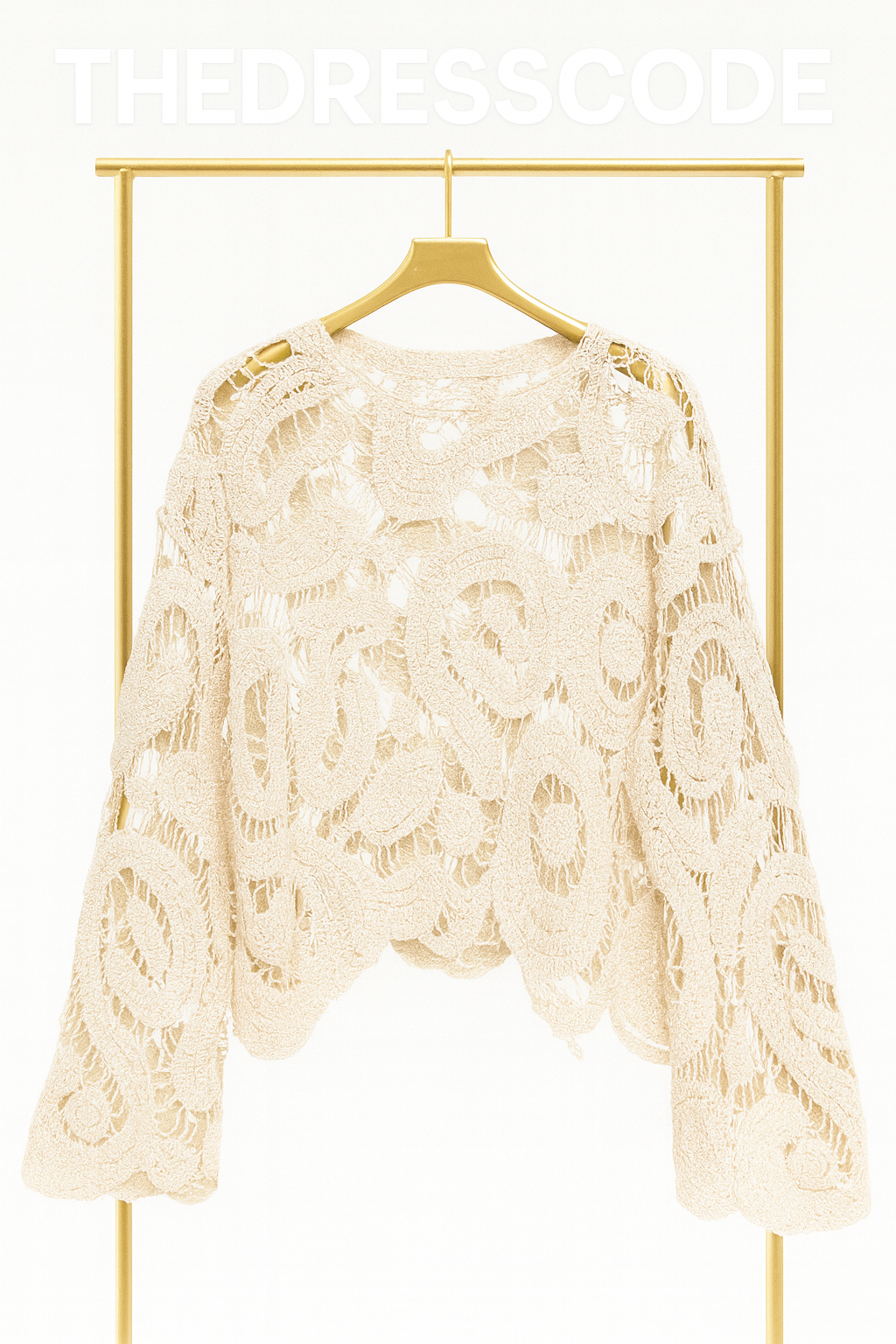 Дамски пуловер Crochet Muse FW 2026-Thedresscode