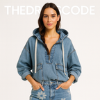 Дамска дънкова риза Blue Essence FW 2026-Thedresscode