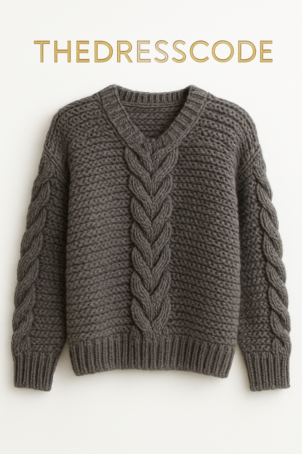 Дамски къс пуловер Front FW 2026-Thedresscode