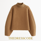 Дамски пуловер Brown Bouclé FW 2026-Дамски пуловер Brown Bouclé 24'-Thedresscode