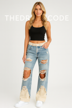 Дамски дънки Denim Clash FW 2026-Thedresscode