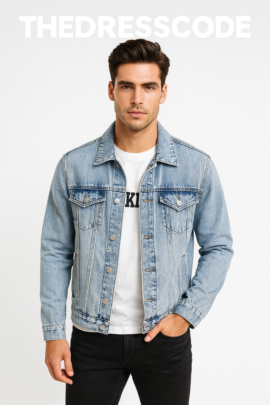 Мъжко дънково яке CHINOISERIE SS26-Мъжко дънково яке CHINOISERIE 24'-Thedresscode