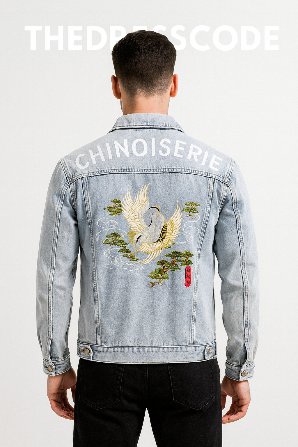 Мъжко дънково яке CHINOISERIE SS26-Мъжко дънково яке CHINOISERIE 24'-Thedresscode