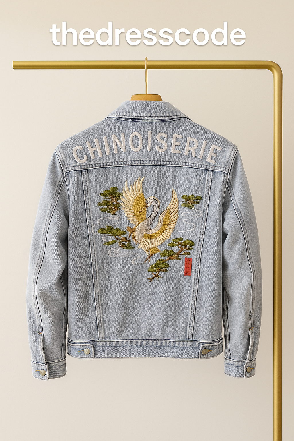 Мъжко дънково яке CHINOISERIE SS26-Мъжко дънково яке CHINOISERIE 24'-Thedresscode