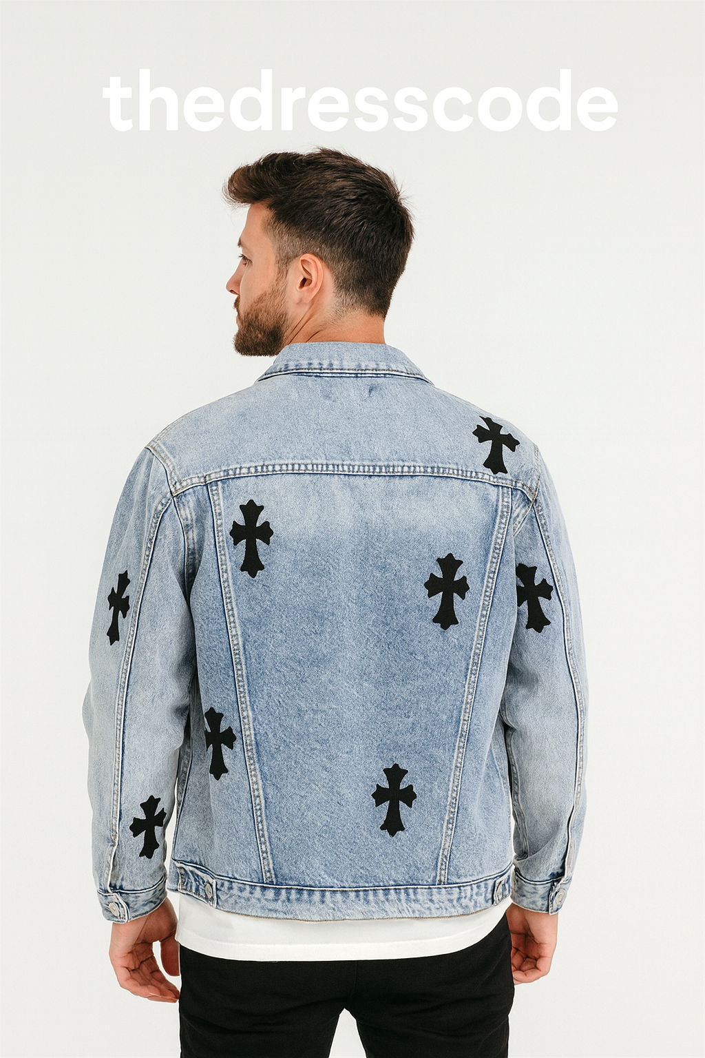 Мъжко дънково яке Cross Over SS26-Thedresscode