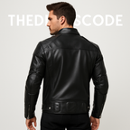 Мъжко кожено яке Street Style SS25-Thedresscode
