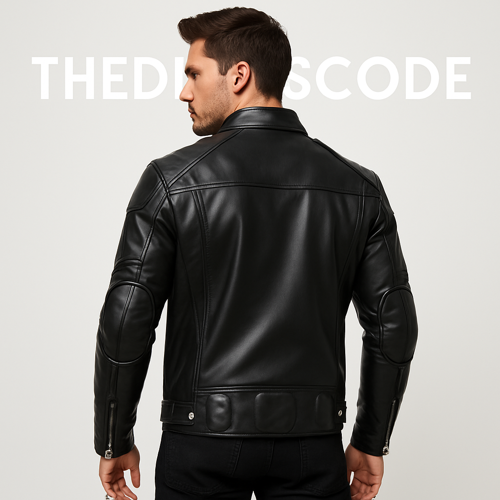 Мъжко кожено яке Street Style SS25-Thedresscode
