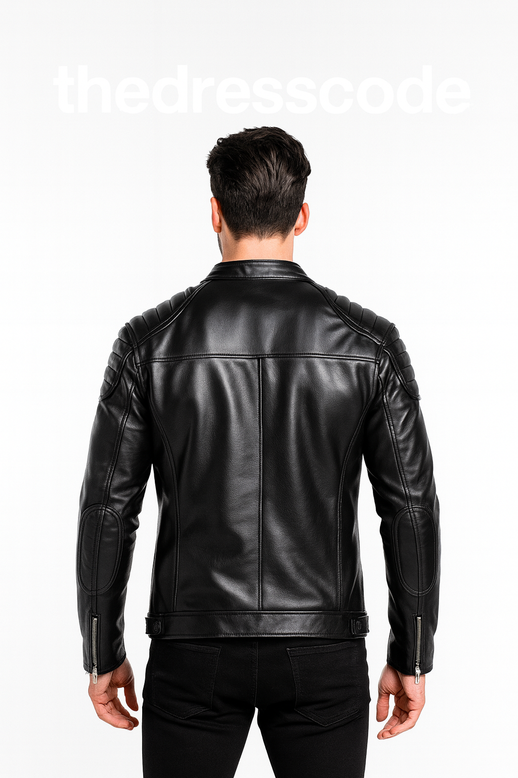 Мъжко кожено яке Moto World SS25-Thedresscode