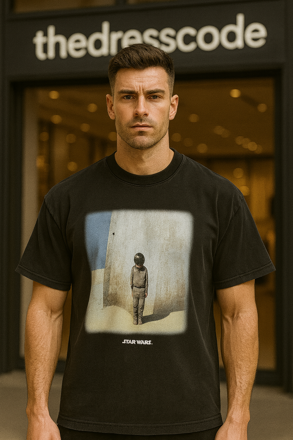 Мъжка тениска Stay Here FW 2026
