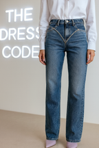 Дамски дънки V/Front FW 2026-Дамски дънки Black Block SS24'-Thedresscode