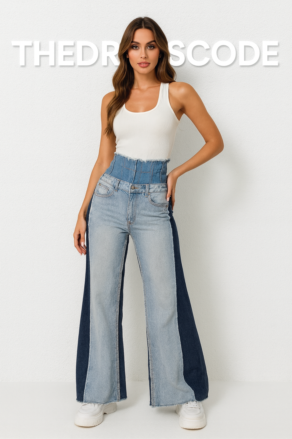 Дамски дънки High Waist AW 2026-Thedresscode