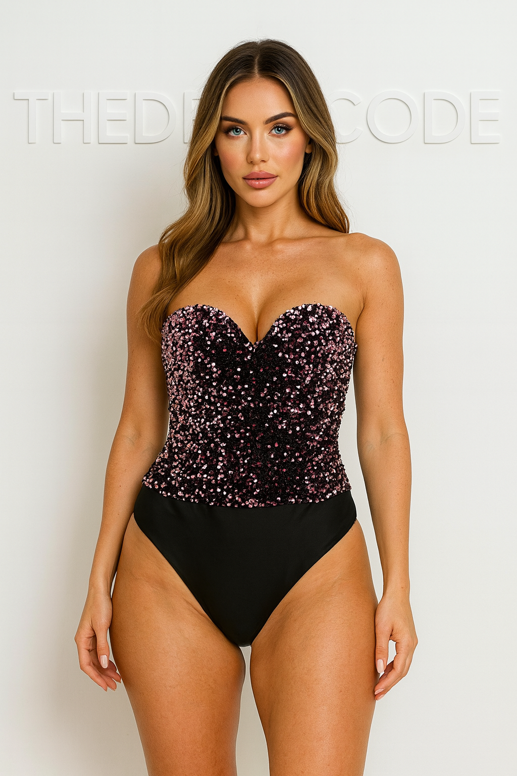 Дамско боди Sequins FW 2026-bodysuit-Thedresscode