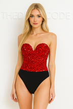 Дамско боди Sequins FW 2026-bodysuit-Thedresscode