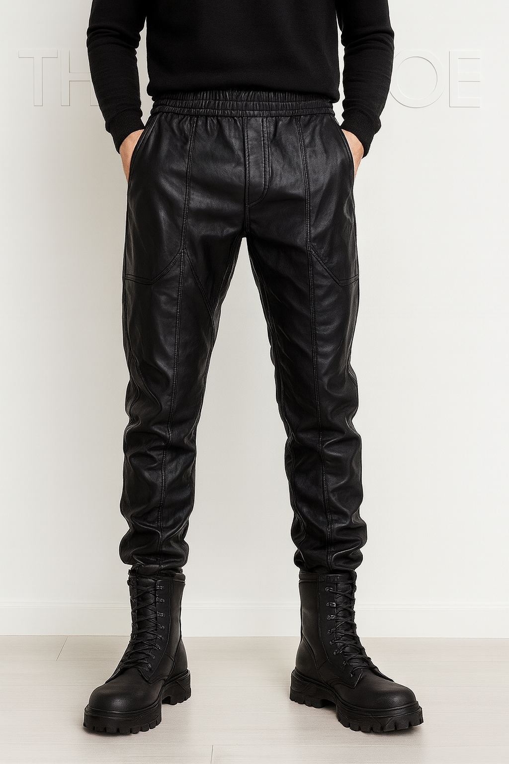 Мъжки кожен панталон Moto world SS25-https://shorturl.at/Gvd4G-Thedresscode