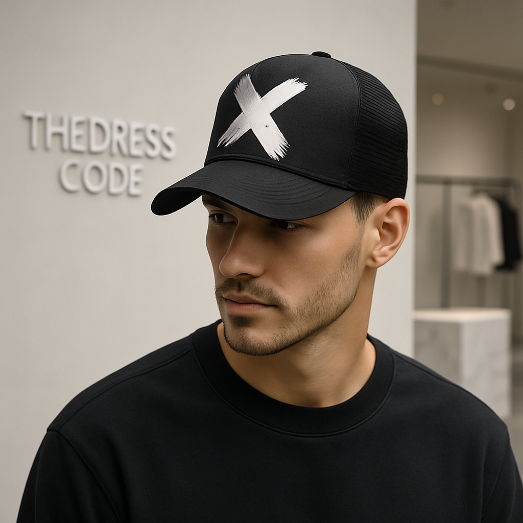 Мъжка шапка Black X SS26-https://detail.1688.com/offer/626785400669.html?kj_agent_plugin=aibuy-Thedresscode