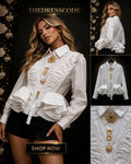 Дамска риза Elara White SS27