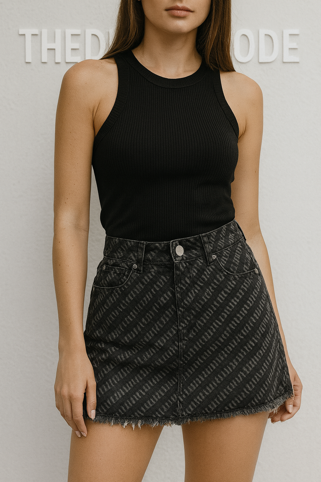 Дамска дънкова пола IUM SS26-Thedresscode