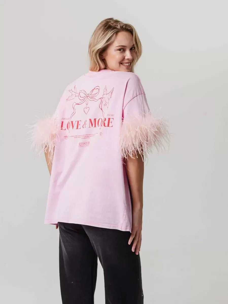 Дамска тениска Love More SS25-Clothing-Thedresscode