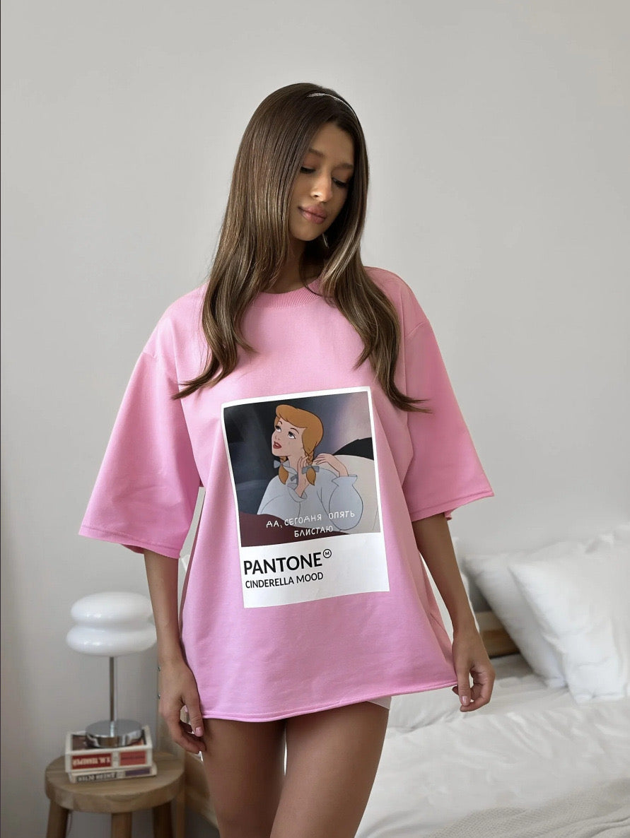 Дамска тениска Cinderella Pantone SS25-Дамска тениска Prosecco Mood 24'-Thedresscode