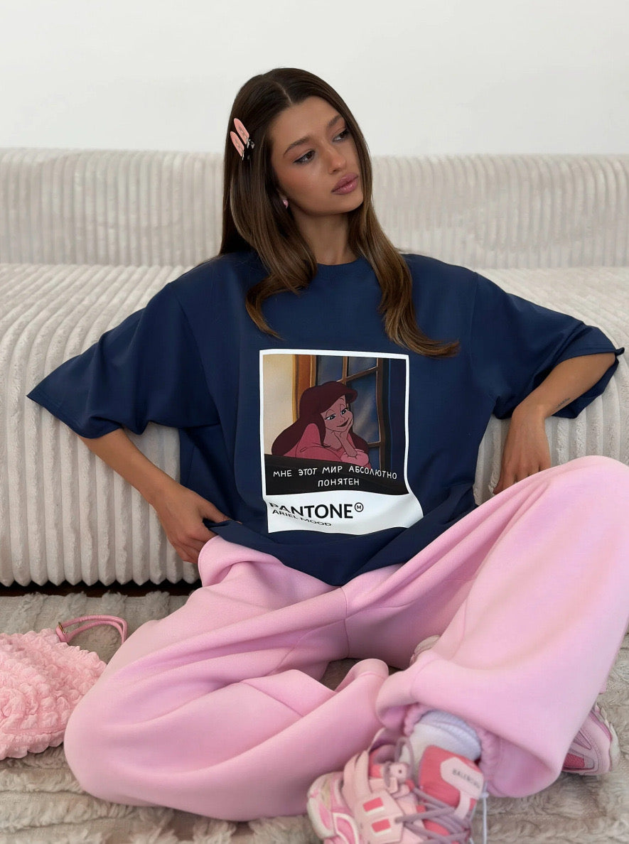 Дамска тениска Ariel Pantone SS25-Дамска тениска Prosecco Mood 24'-Thedresscode