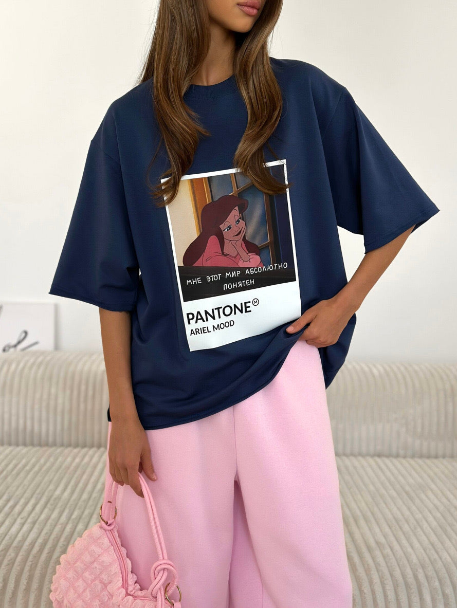 Дамска тениска Ariel Pantone SS25-Дамска тениска Prosecco Mood 24'-Thedresscode