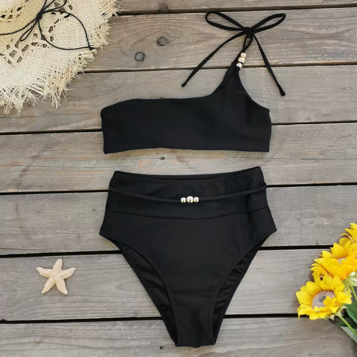 Дамски бански 3 Crystals SS25-Swimwear-Thedresscode