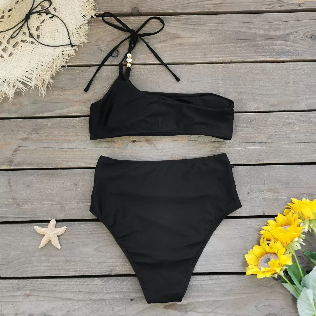 Дамски бански 3 Crystals SS25-Swimwear-Thedresscode