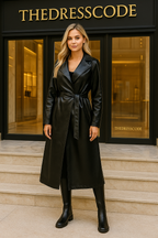 Дамски шлифер Black Vow FW 2026-https://detail.1688.com/offer/827419161953.html-Thedresscode