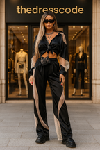 Дамски комплект Mesh Mood SS25-Thedresscode