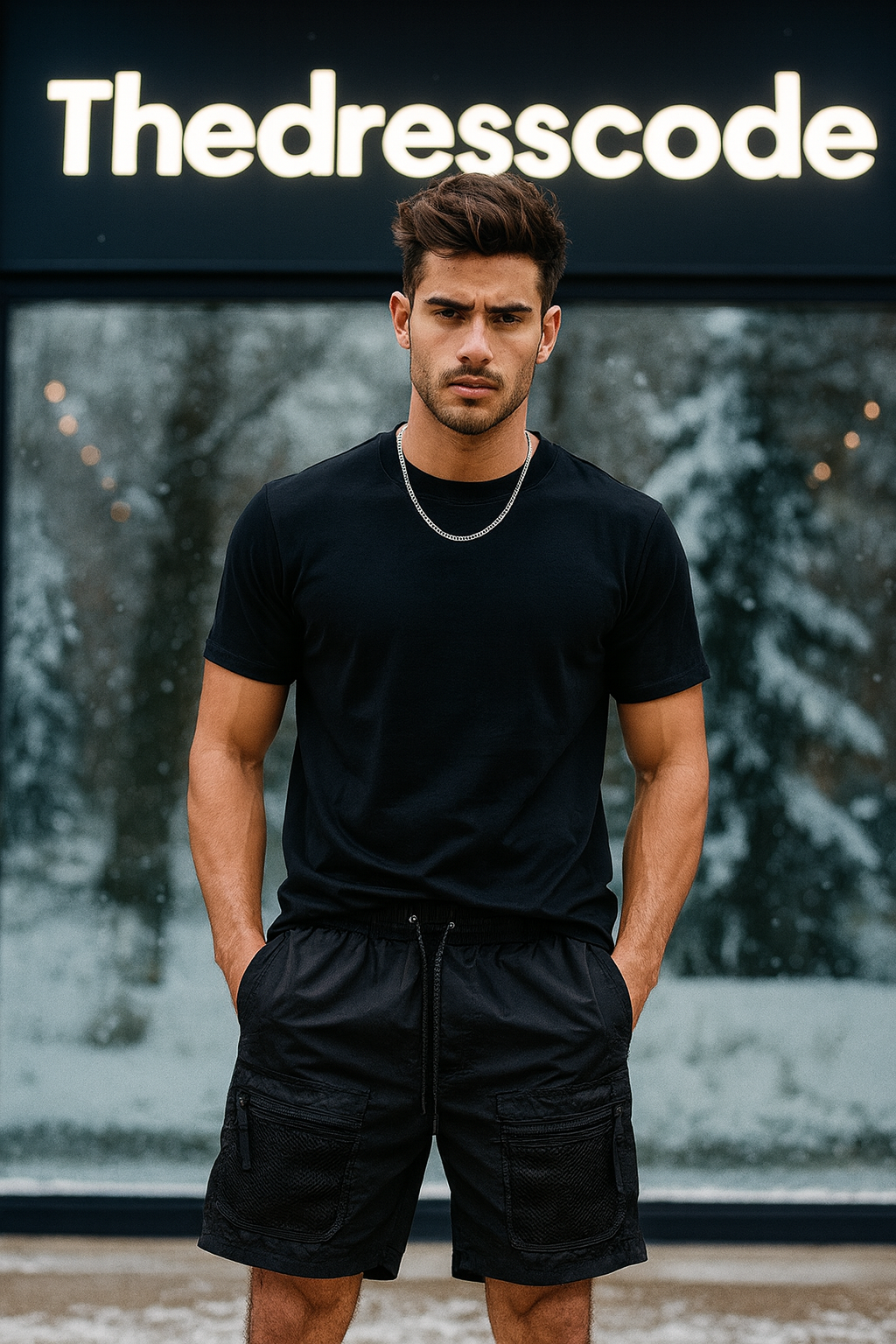 Мъжки къси панталони Axton **SALE 25**-Thedresscode