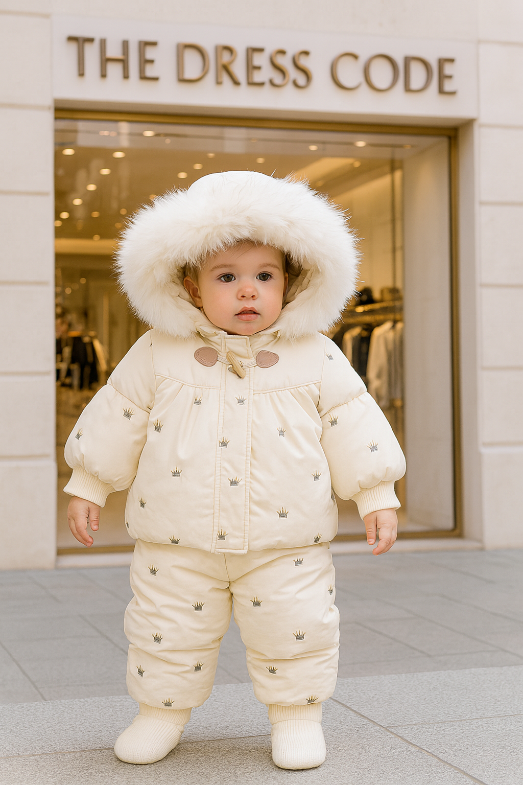 Детски ски комплект Crown **SALE 25**-Thedresscode