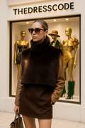 Дамско пончо Velvet Luxe Poncho-Thedresscode