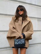 Дамско палто Cappuccino Oversize Coat FW 2026-Thedresscode