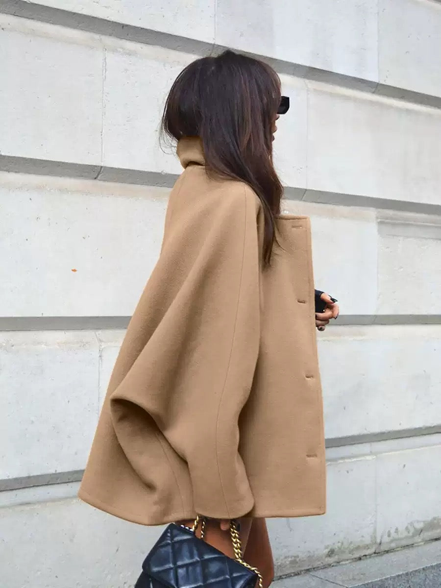 Дамско палто Cappuccino Oversize Coat FW 2026-Thedresscode