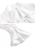 Дамска риза с брошка White Muse FW 2026-Thedresscode