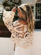 Дамски пуловер Crochet Muse FW 2026-Thedresscode