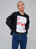 Дамска тениска AMORE SS26-Apparel & Accessories-Thedresscode