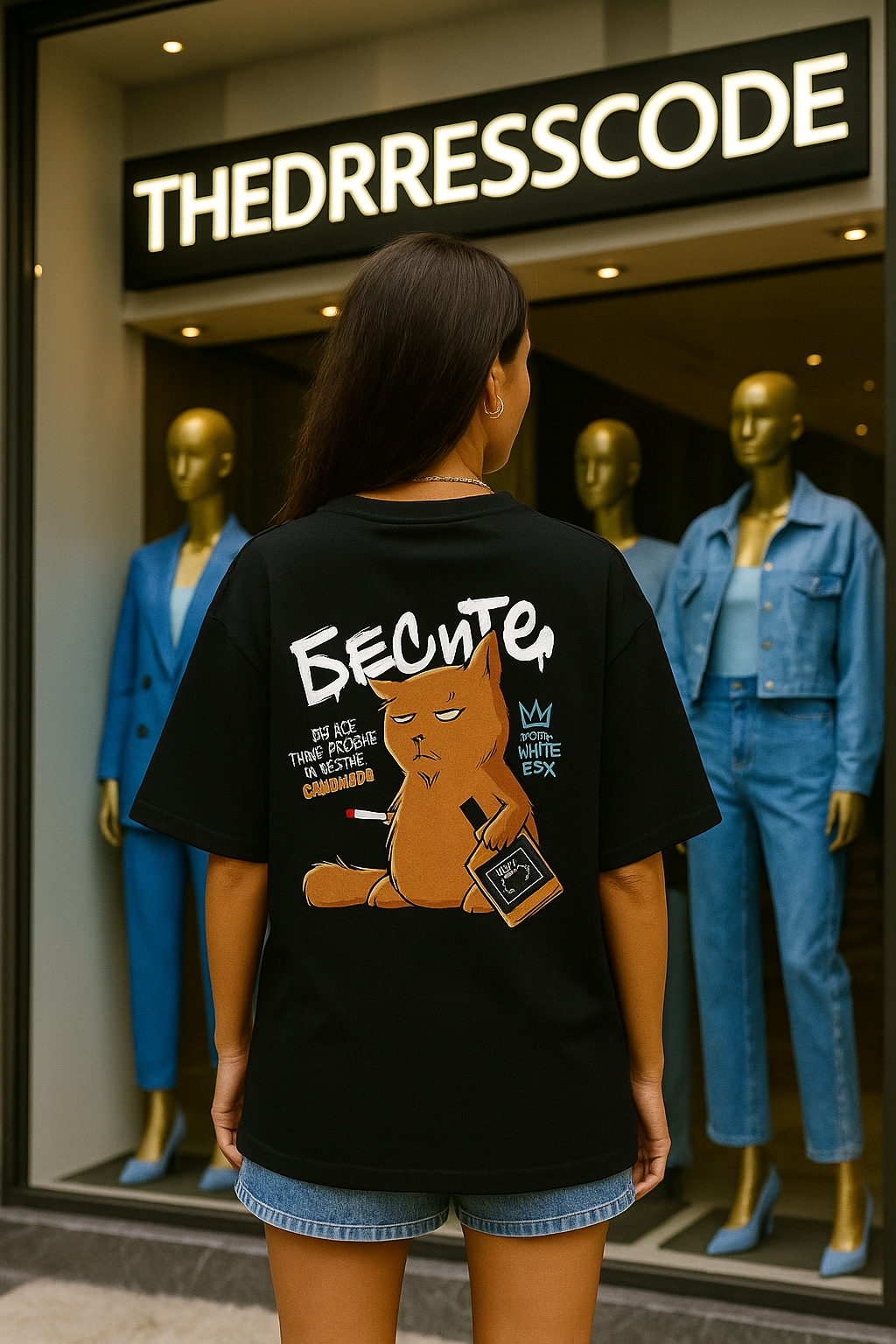 Дамска тениска|Бесите SS26-Thedresscode