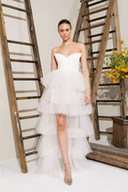 Дамска пола WHITE REBEL TULLE SS26