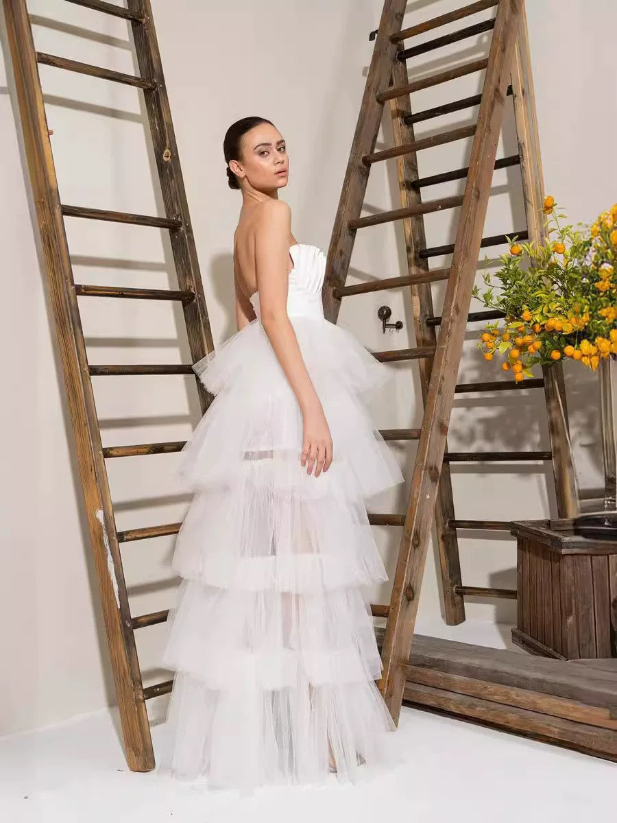 Дамска пола WHITE REBEL TULLE SS26