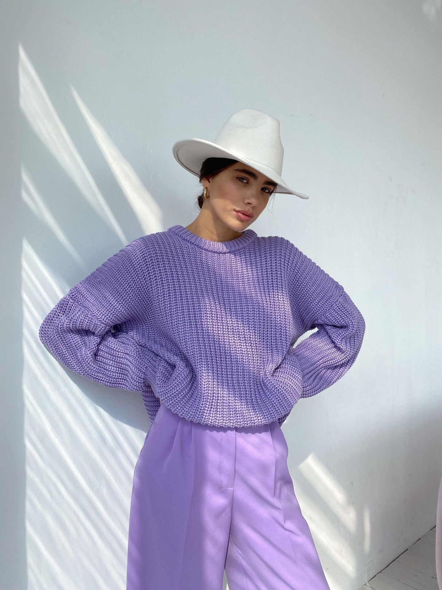 Дамски пуловер Purple Mood SS24'-Clothing-Thedresscode