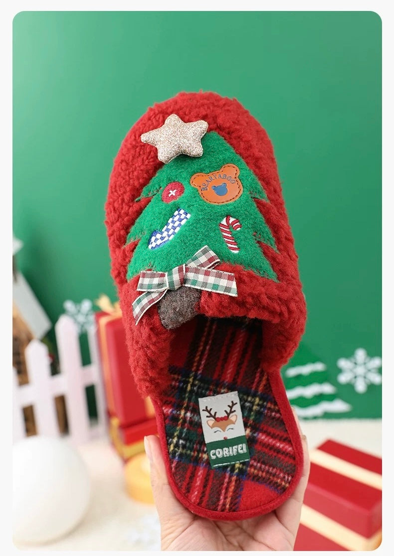 Дамски коледни чехли Xmas Tree SS24-Детски Коледни обувки Gift 24'-Thedresscode