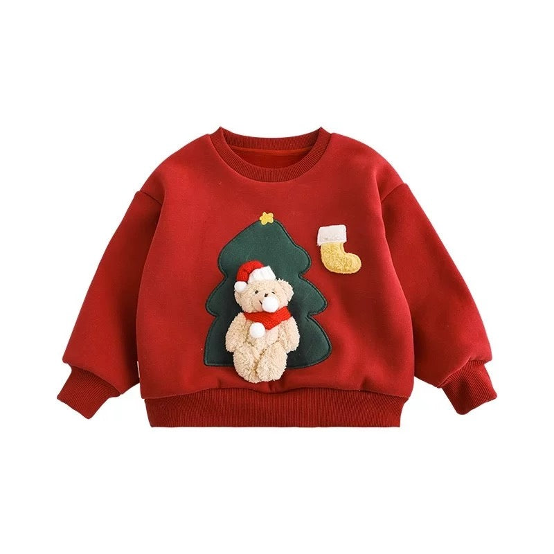 Детски блузон Xmas Bear SS24-Детско сако- Xmas-Thedresscode