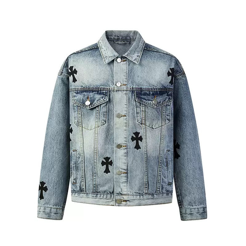 Мъжко дънково яке Cross Over SS26-Thedresscode