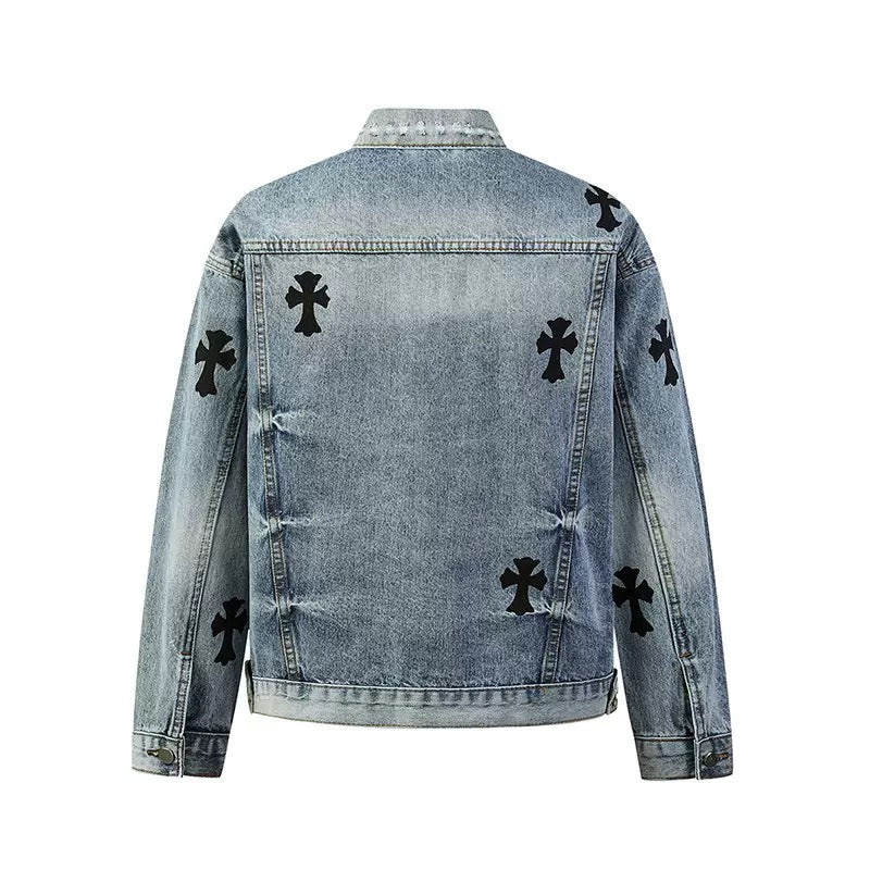 Мъжко дънково яке Cross Over SS26-Thedresscode