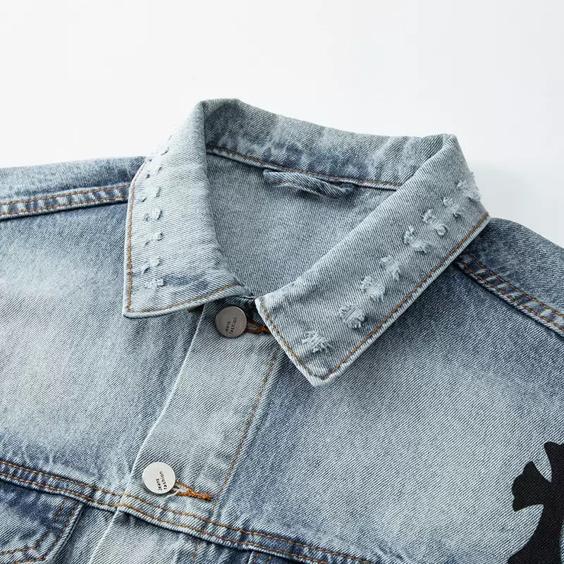 Мъжко дънково яке Cross Over SS26-Thedresscode