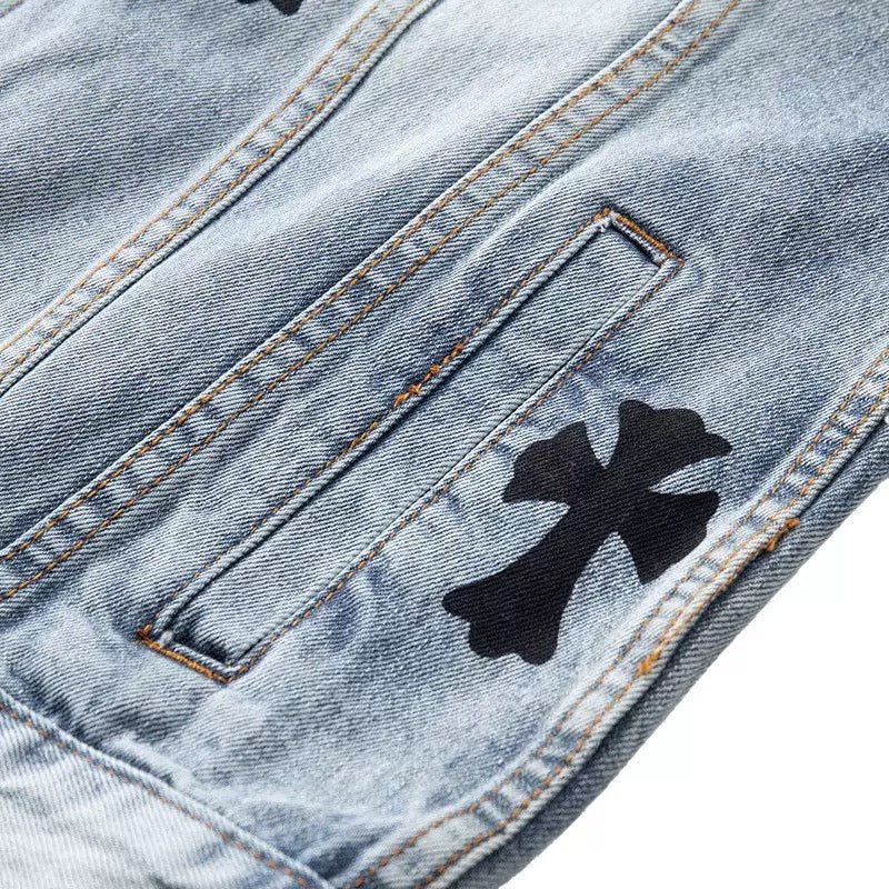 Мъжко дънково яке Cross Over SS26-Thedresscode