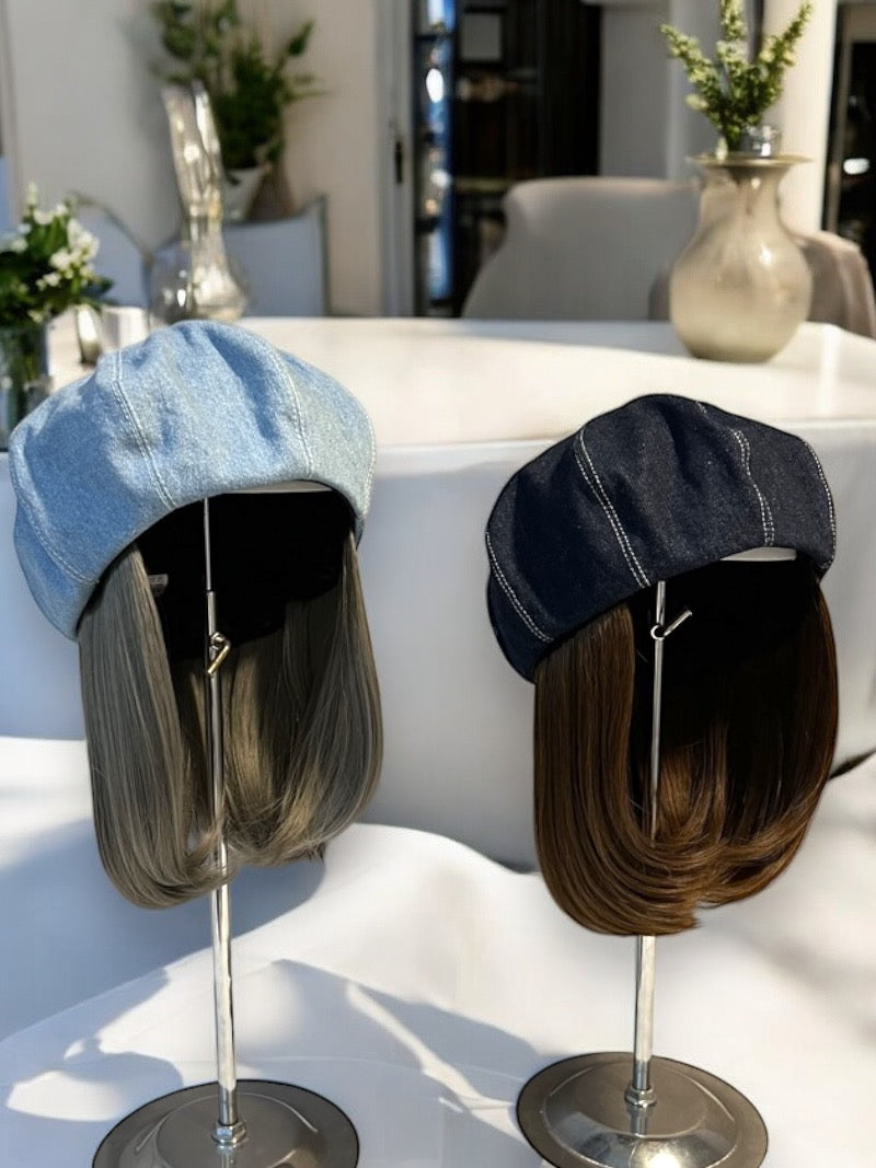 Дамска шапка с екстеншъни Baret SS25-Thedresscode