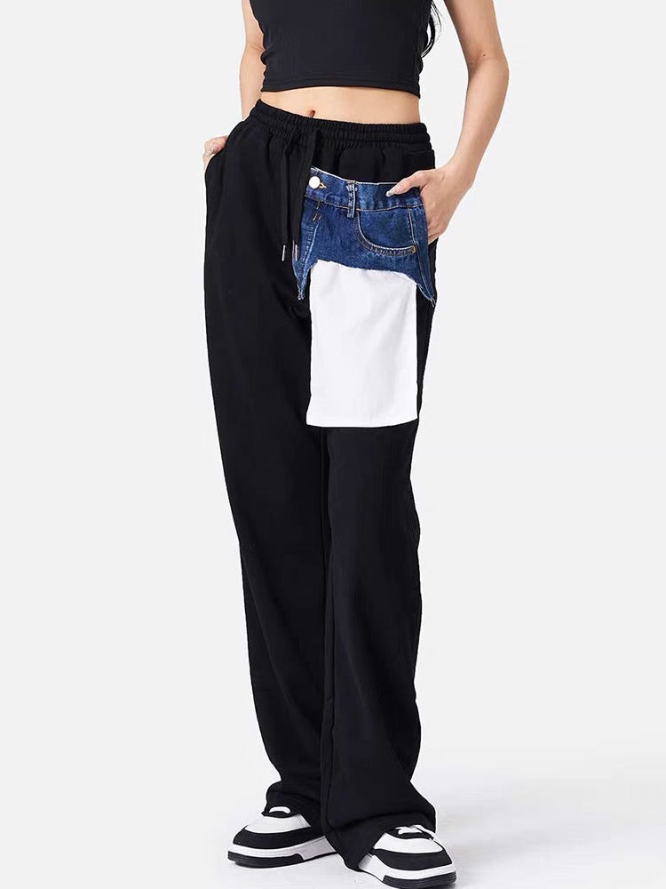 Дамски панталон Denim Pocket-Clothing-Thedresscode